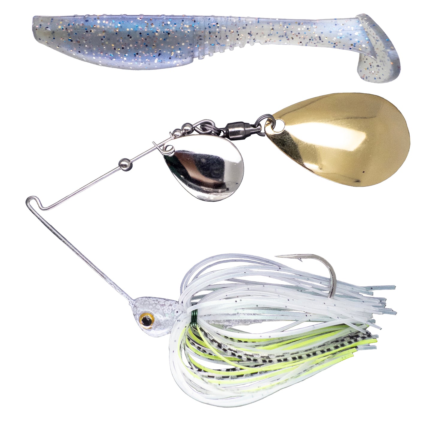 501 Blade Tandem Indiana/Oklahoma Blades ➕ 3.5” Vixen Swimbait
