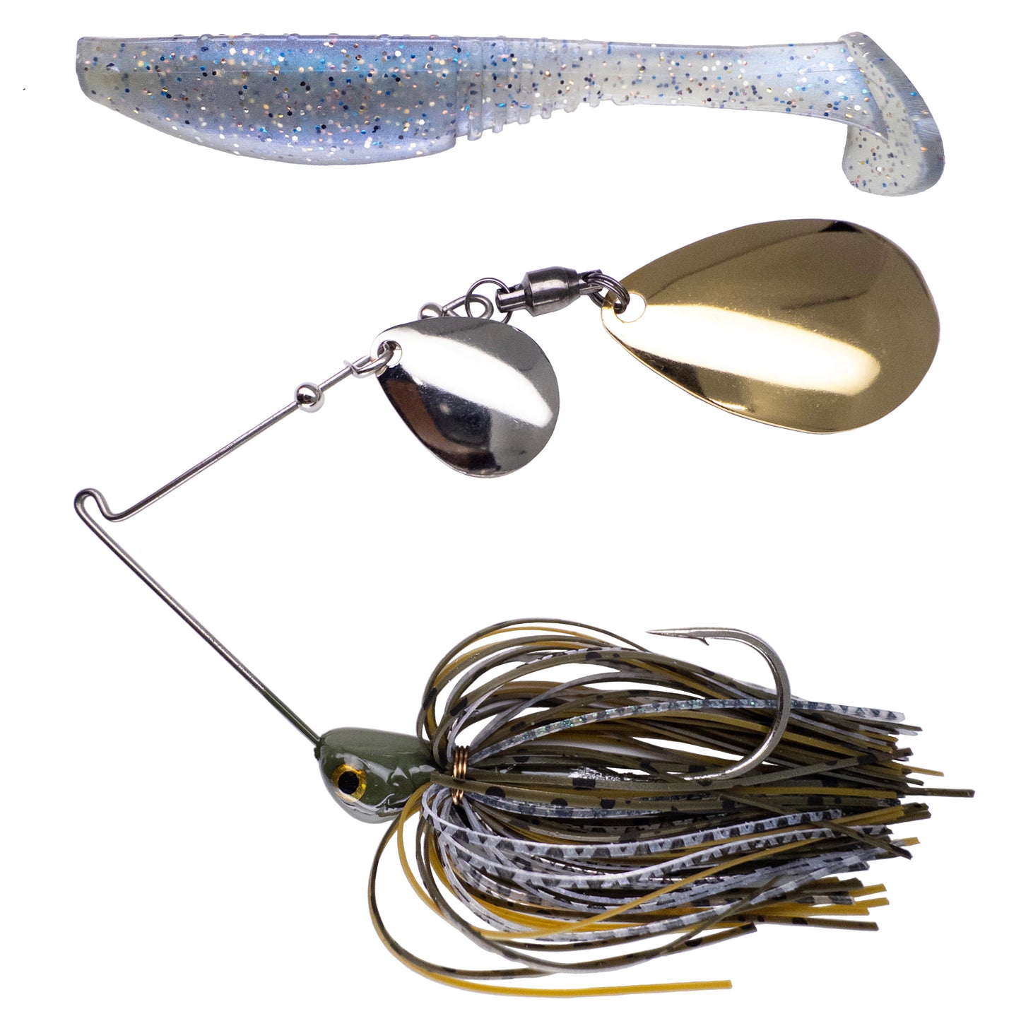 501 Blade Tandem Indiana/Oklahoma Blades ➕ 3.5” Vixen Swimbait
