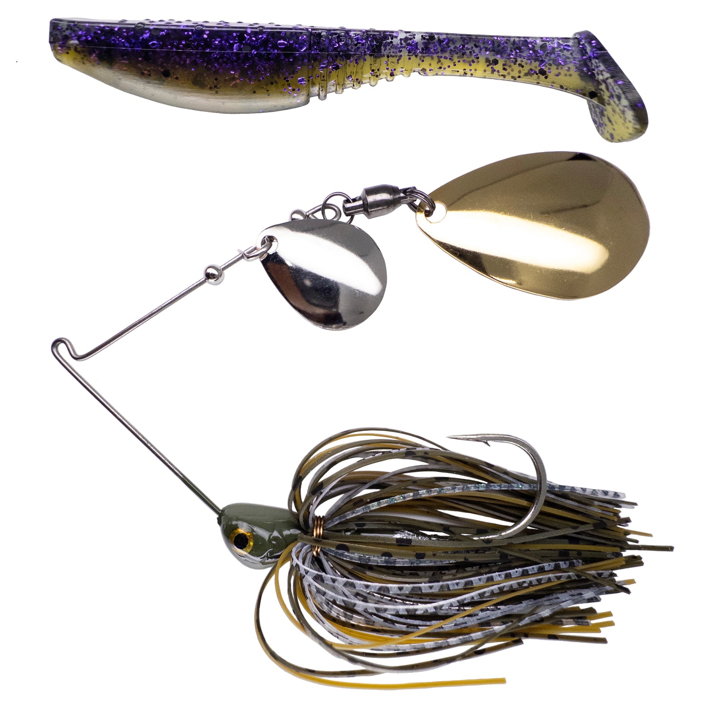 501 Blade Tandem Indiana/Oklahoma Blades ➕ 3.5” Vixen Swimbait