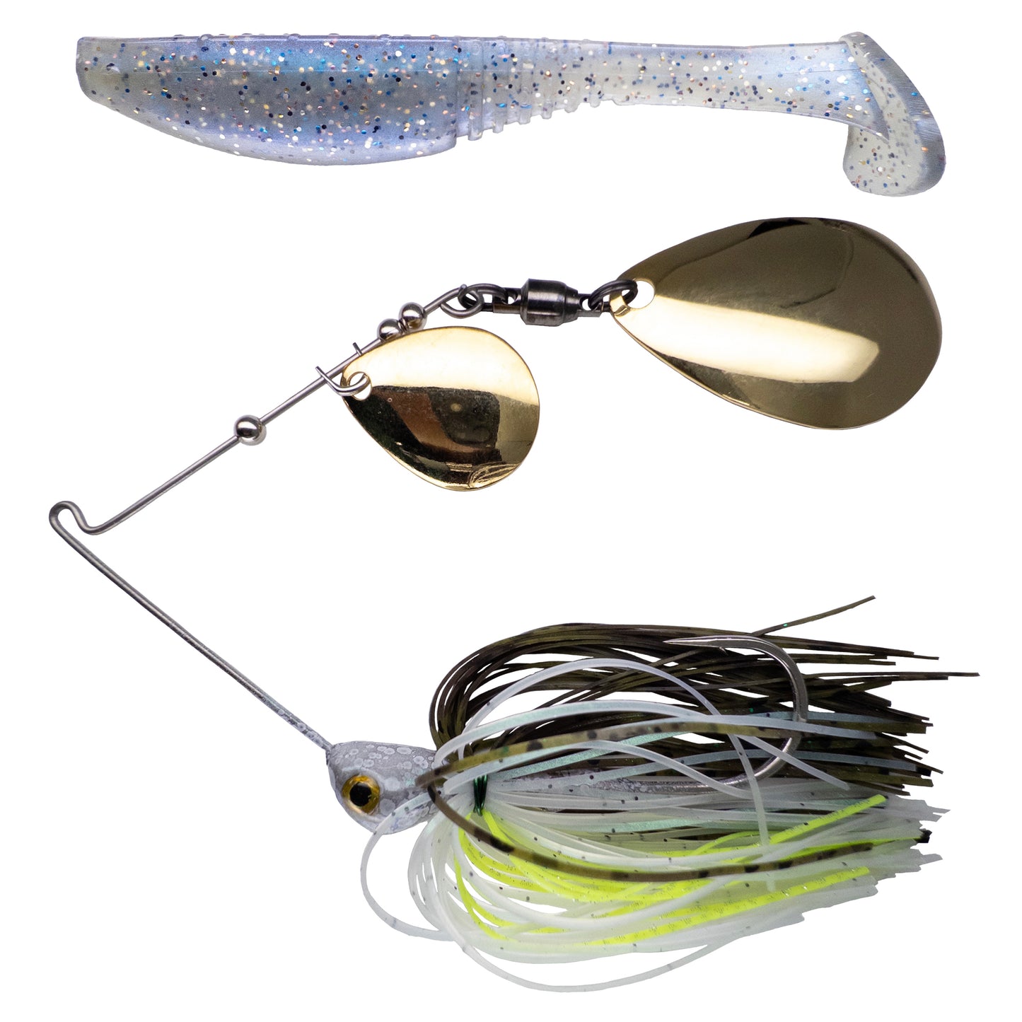 501 Blade Tandem Indiana/Oklahoma Blades ➕ 3.5” Vixen Swimbait
