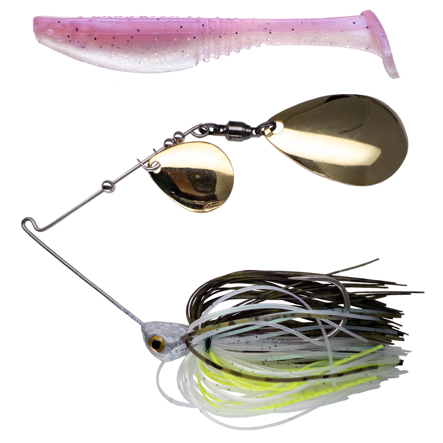 501 Blade Tandem Indiana/Oklahoma Blades ➕ 3.5” Vixen Swimbait