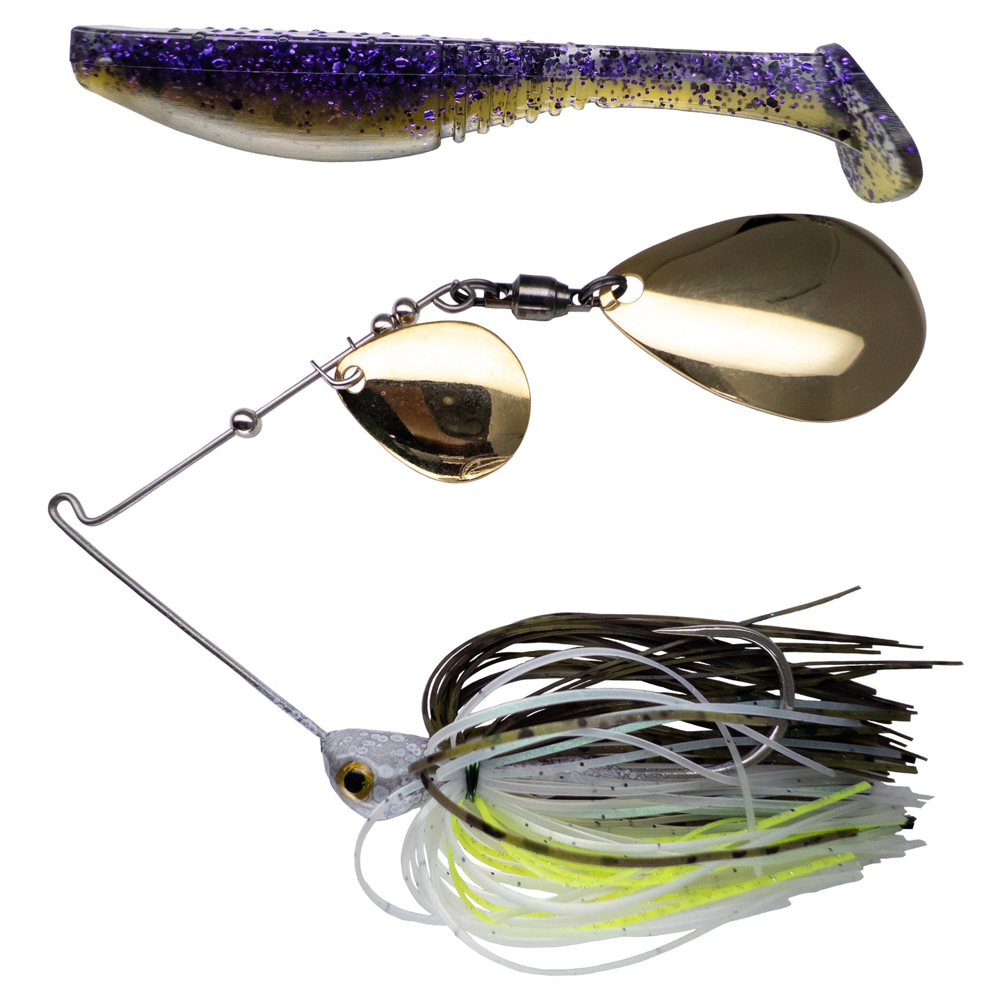 501 Blade Tandem Indiana/Oklahoma Blades ➕ 3.5” Vixen Swimbait