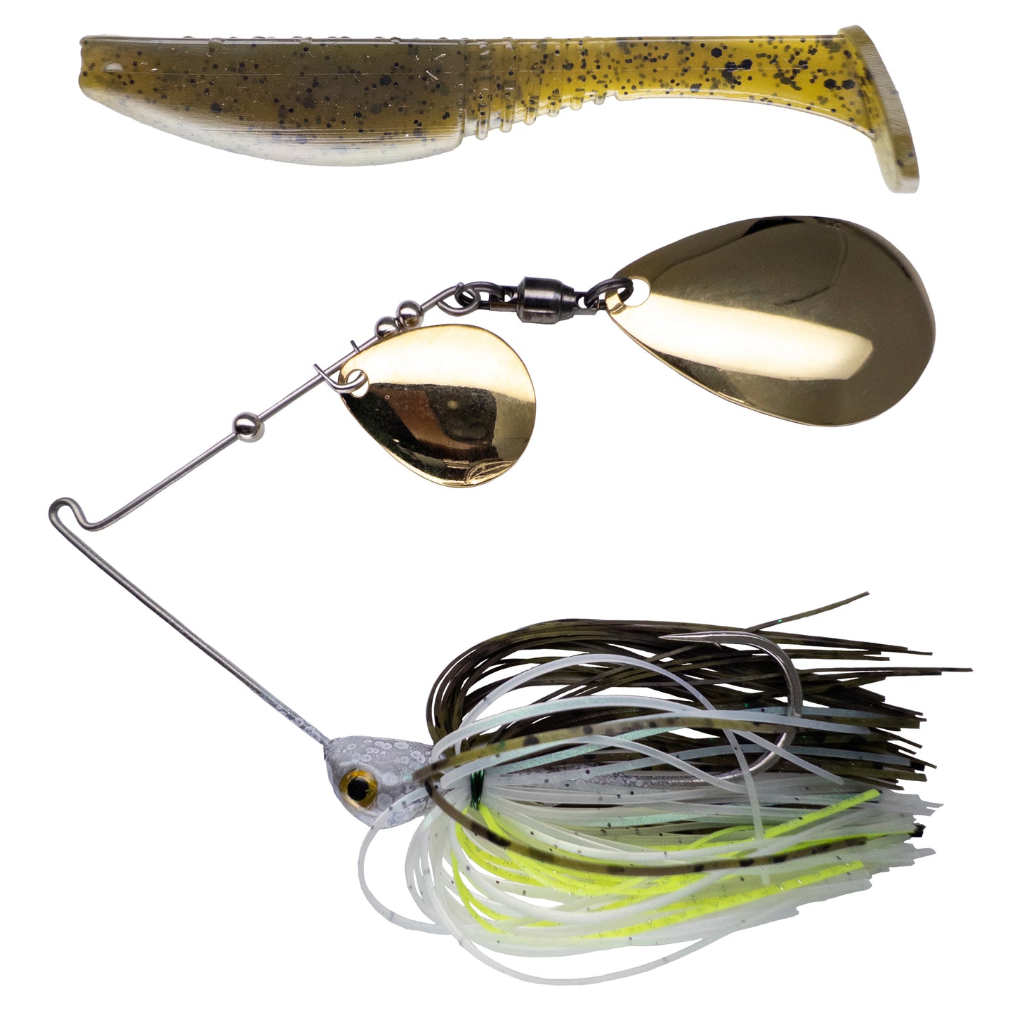 501 Blade Tandem Indiana/Oklahoma Blades ➕ 3.5” Vixen Swimbait