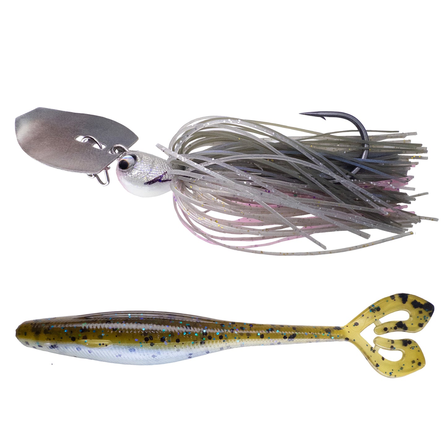 Deeks❌Dixon Bladed Jig ➕ Swampro 4.25” Powah’ Glide