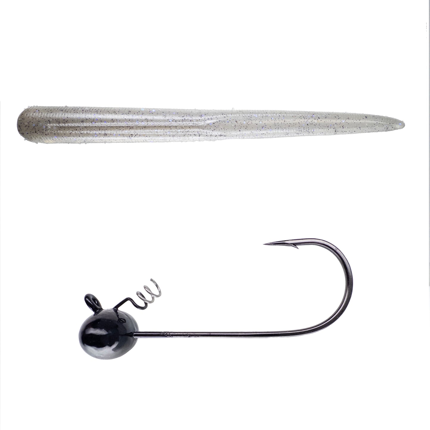 Magnum Baits 6” Wormser➕Mad Mouth Bass Bait Co. Football Shakey Head