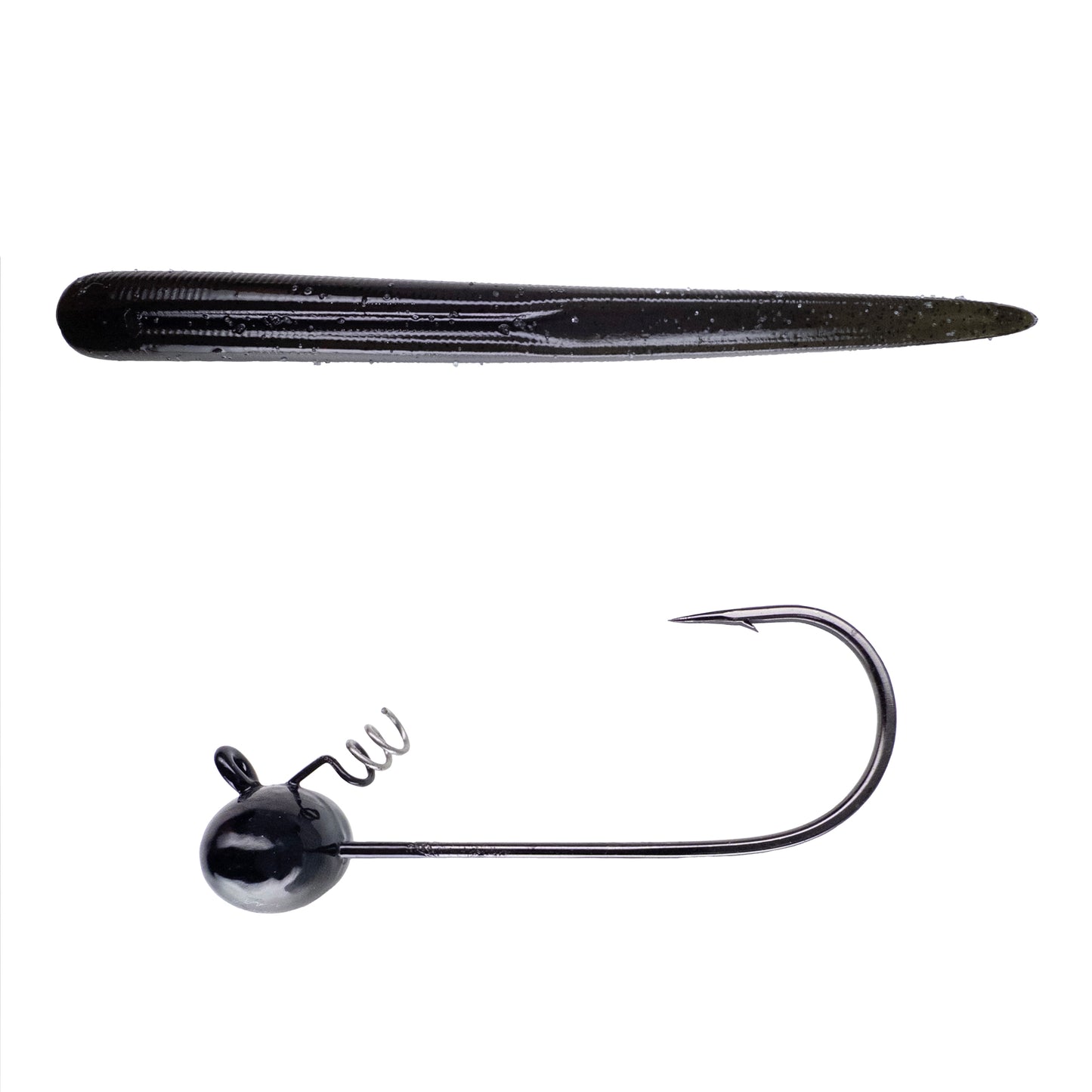 Magnum Baits 6” Wormser➕Mad Mouth Bass Bait Co. Football Shakey Head