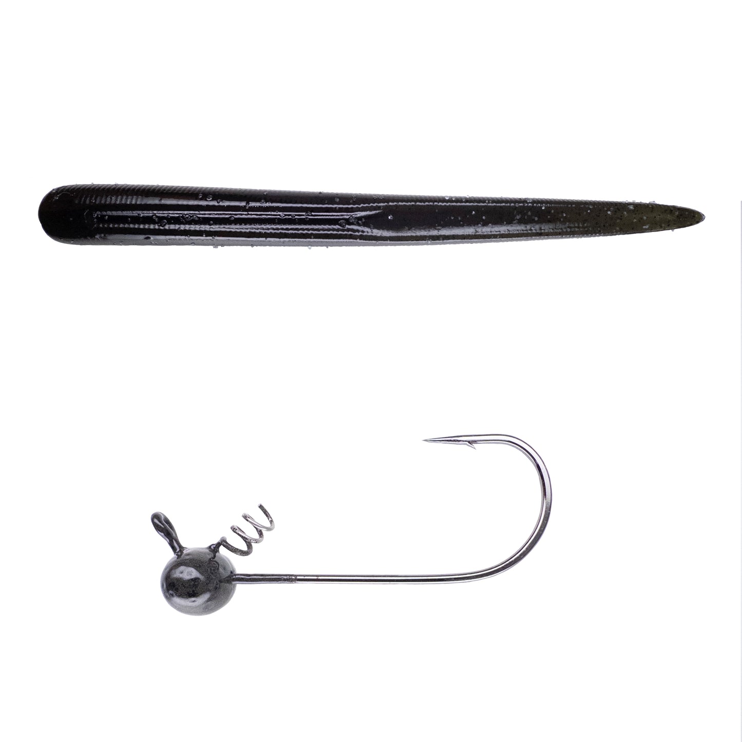 Magnum Baits 6” Wormser➕Mad Mouth Bass Bait Co. Football Shakey Head