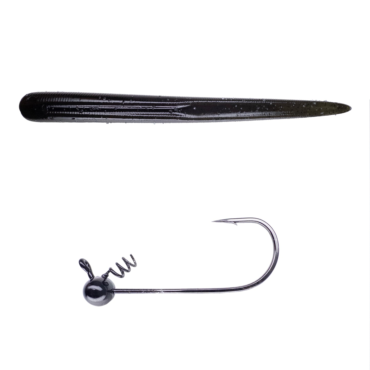 Magnum Baits 6” Wormser➕Mad Mouth Bass Bait Co. Football Shakey Head