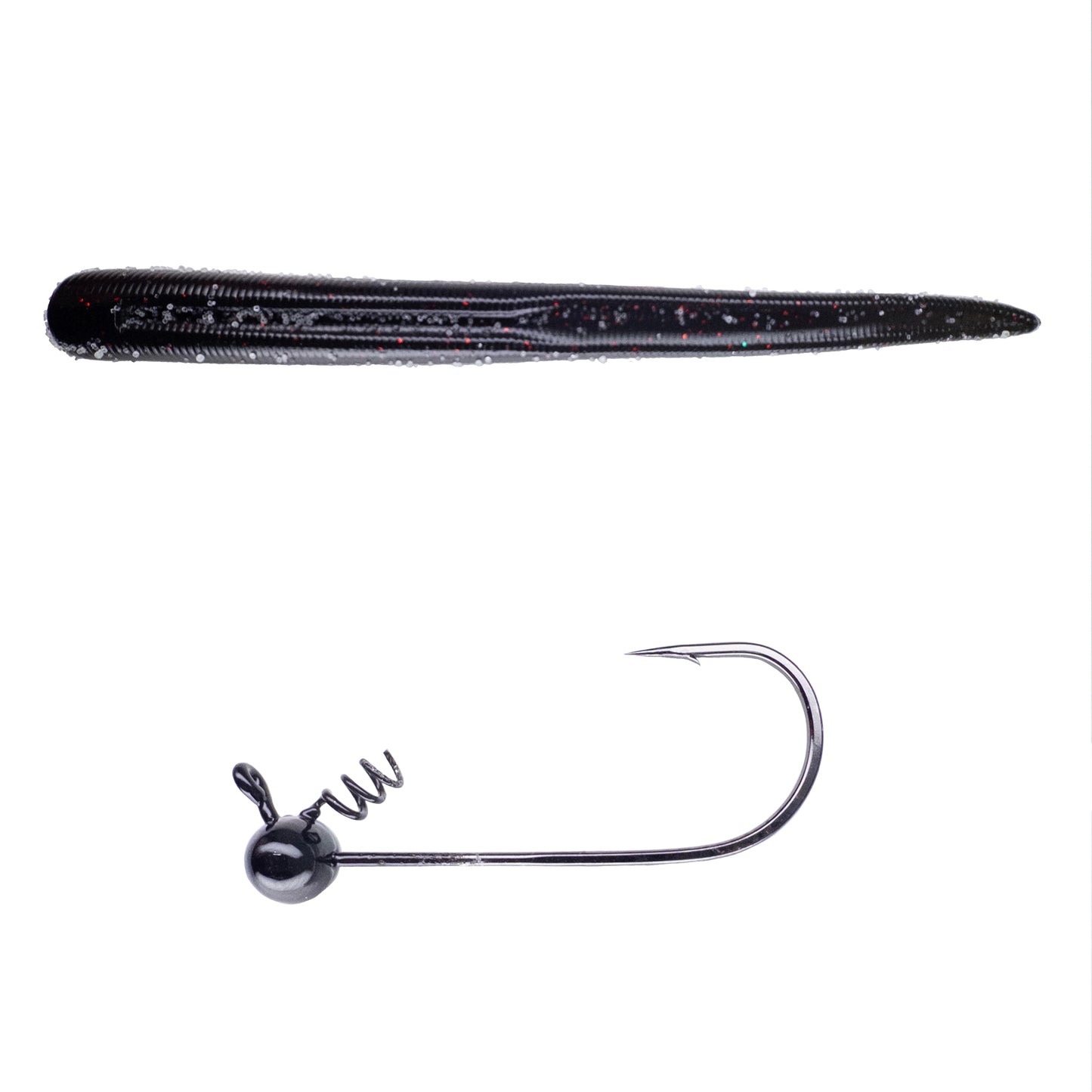 Magnum Baits 6” Wormser➕Mad Mouth Bass Bait Co. Football Shakey Head