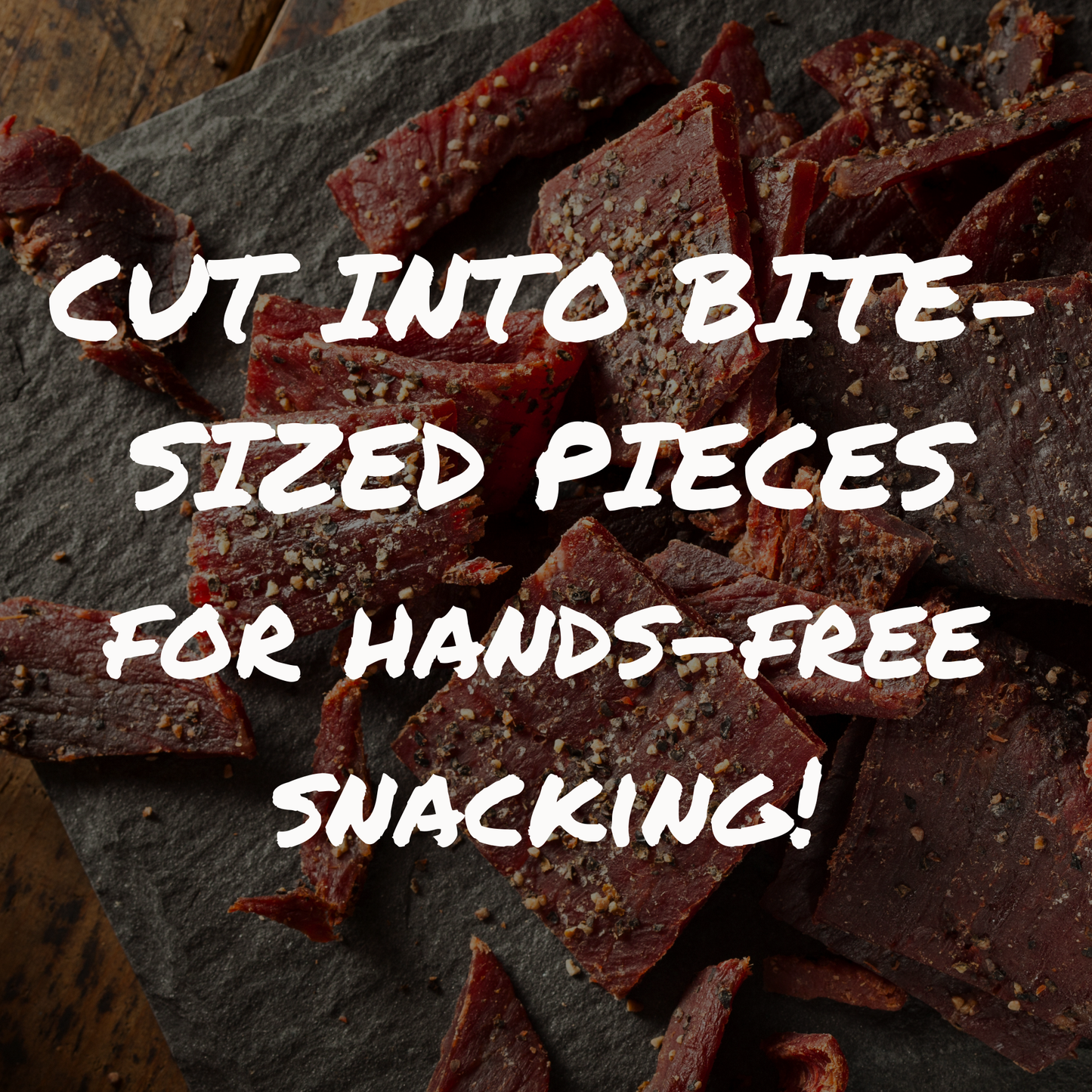 Beef Jerky Bites - Dockside BBQ - High Protein Snack for Anglers