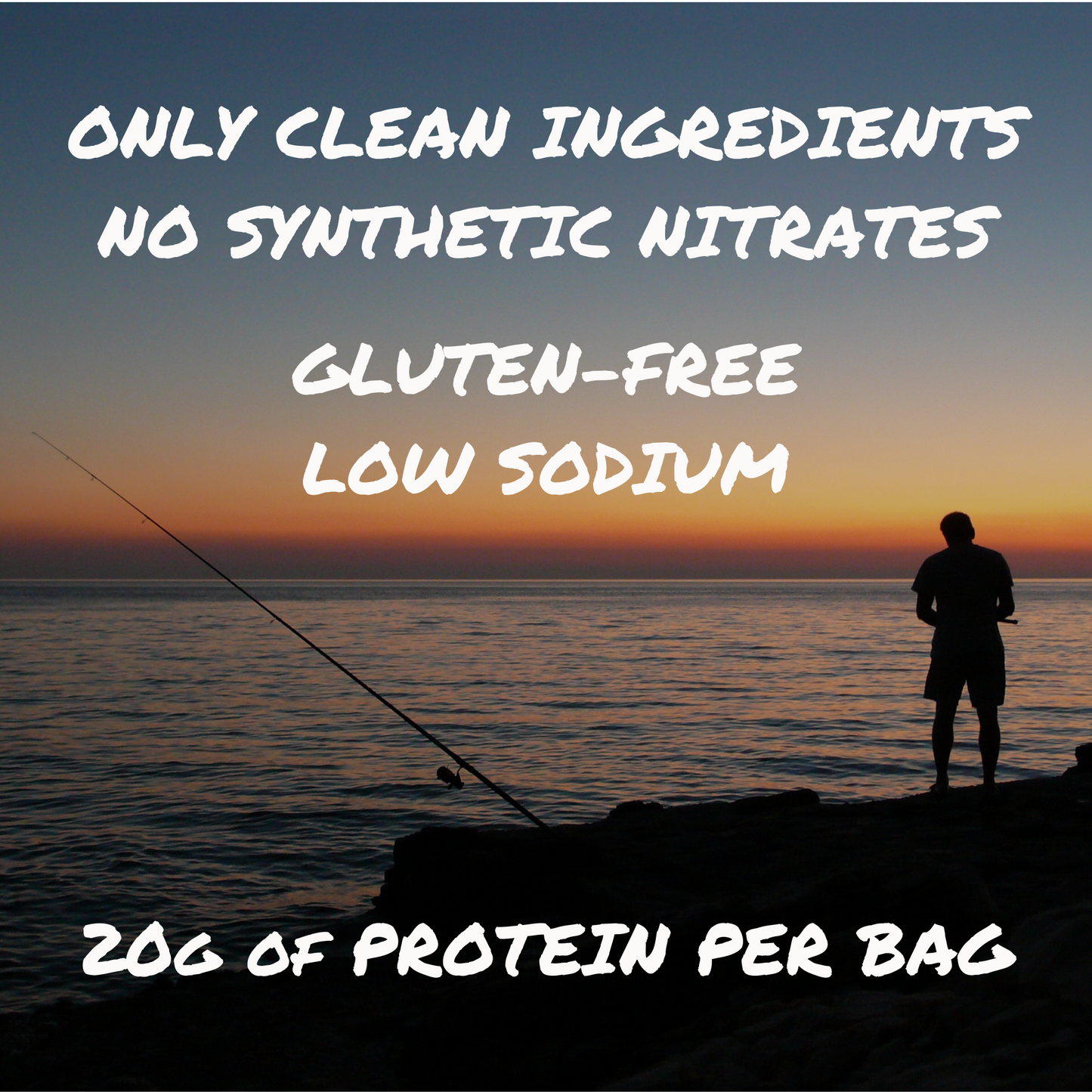 Beef Jerky Bites - Dockside BBQ - High Protein Snack for Anglers