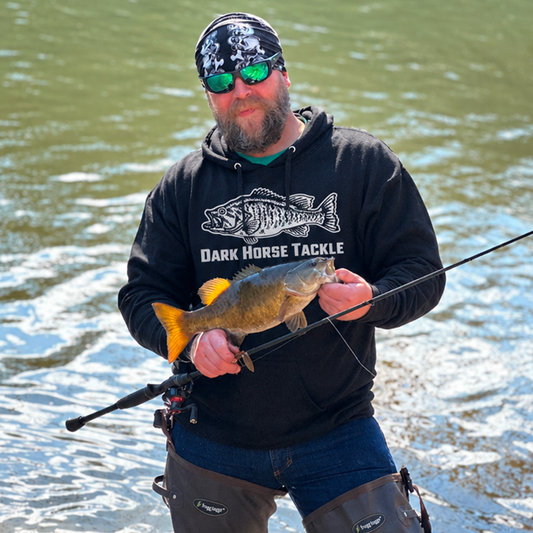 Team Largie / Smallie Dark Horse Tackle Mid-Weight Hoodie