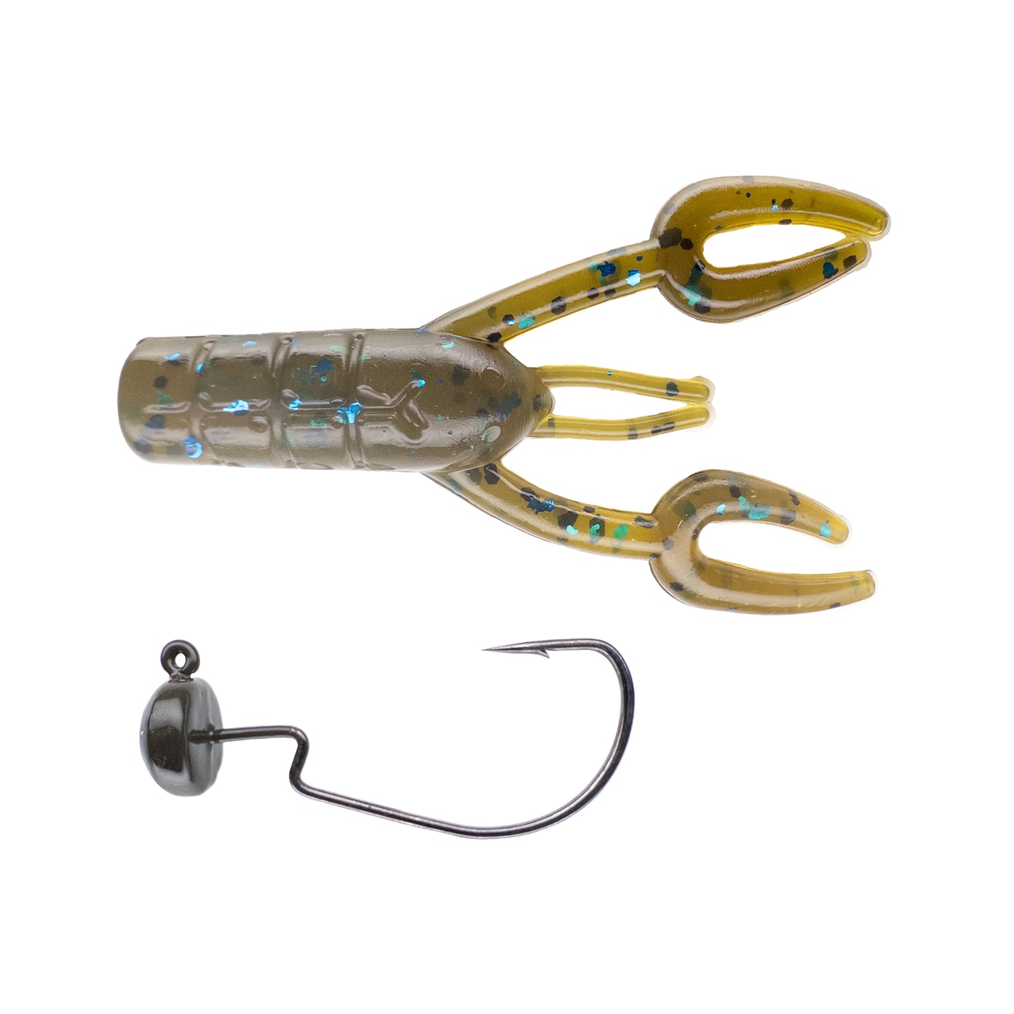 Dirks Craw➕Mad Mouth Bass Bait Co. Offset Block Heads