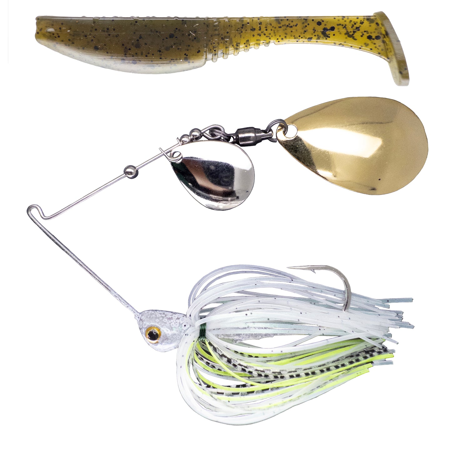 501 Blade Tandem Indiana/Oklahoma Blades ➕ 3.5” Vixen Swimbait