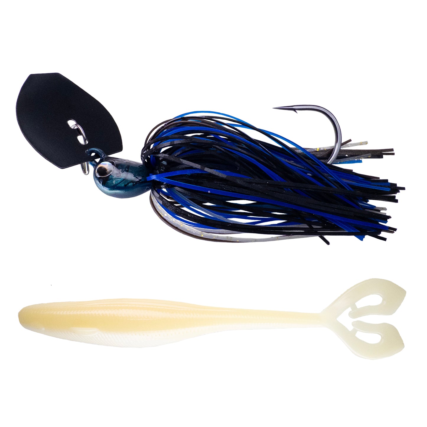 Deeks❌Dixon Bladed Jig ➕ Swampro 4.25” Powah’ Glide