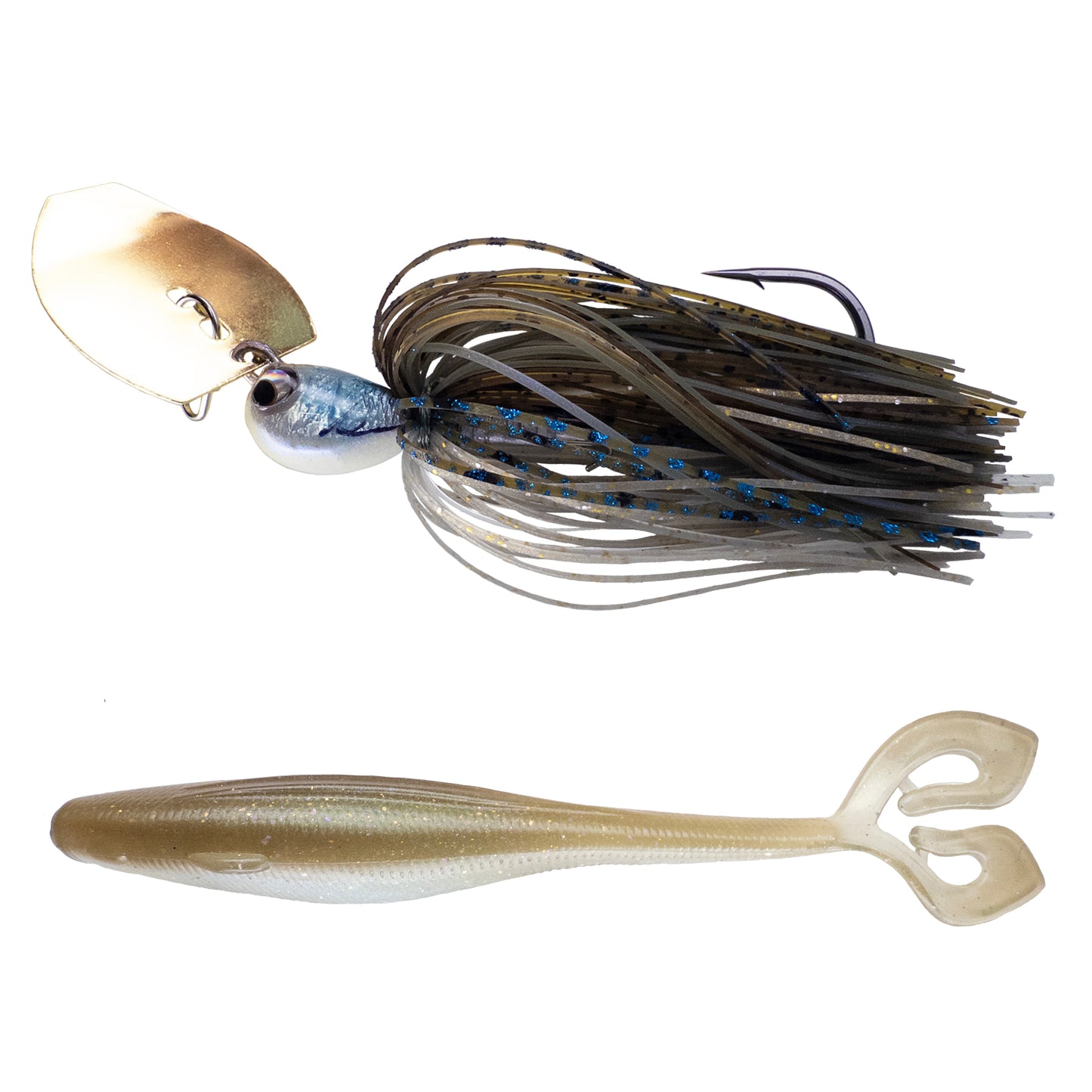Deeks❌Dixon Bladed Jig ➕ Swampro 4.25” Powah’ Glide