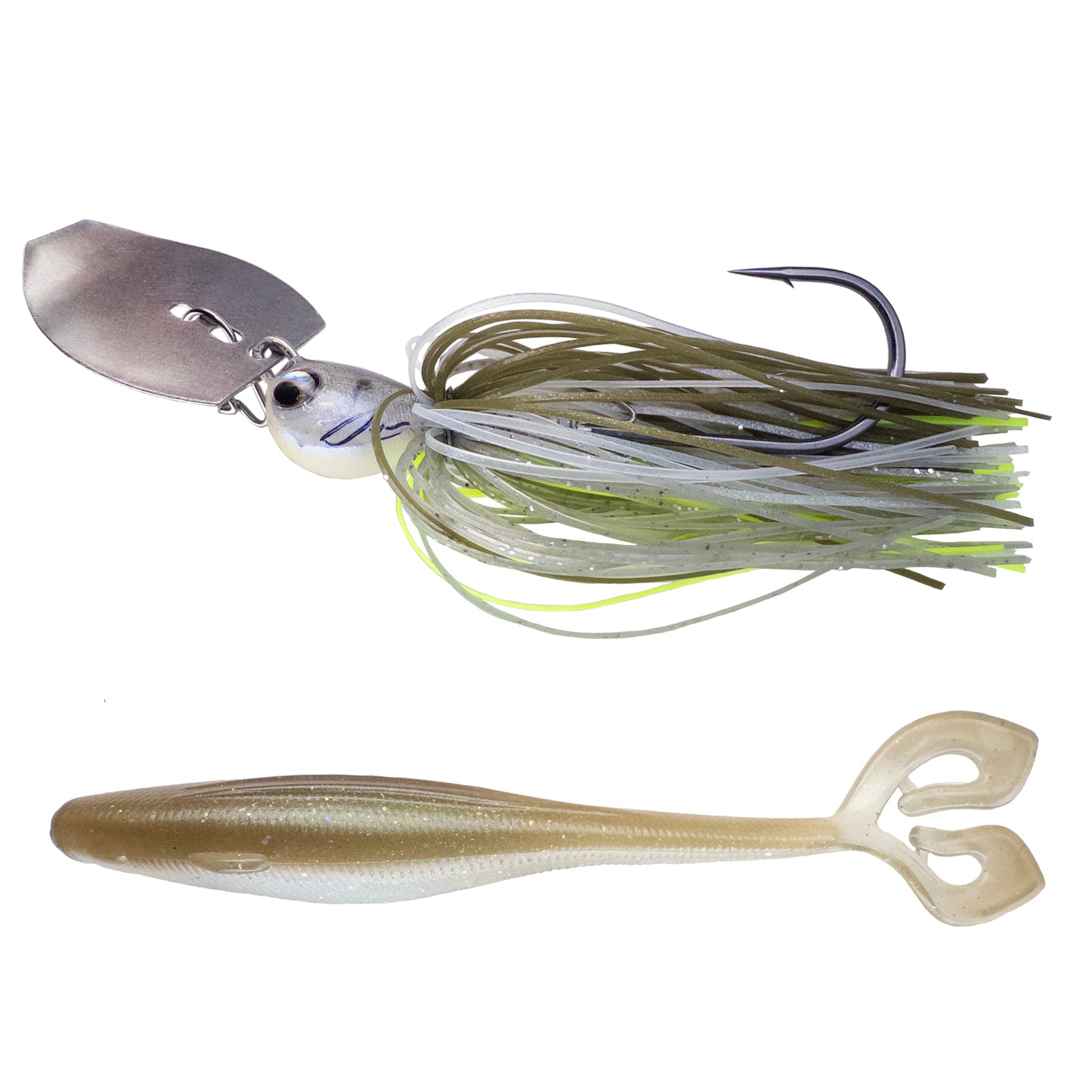 Deeks❌Dixon Bladed Jig ➕ Swampro 4.25” Powah’ Glide