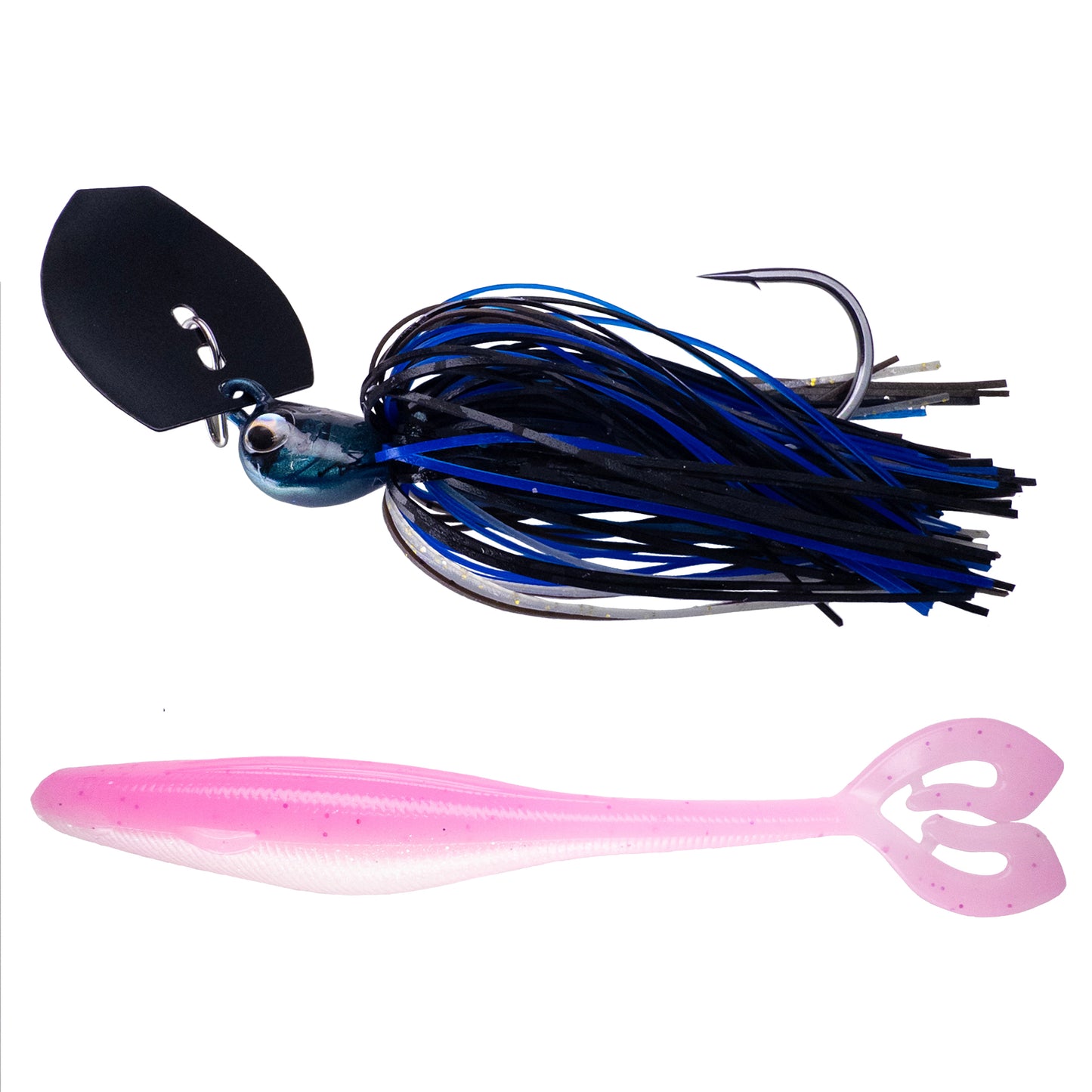 Deeks❌Dixon Bladed Jig ➕ Swampro 4.25” Powah’ Glide