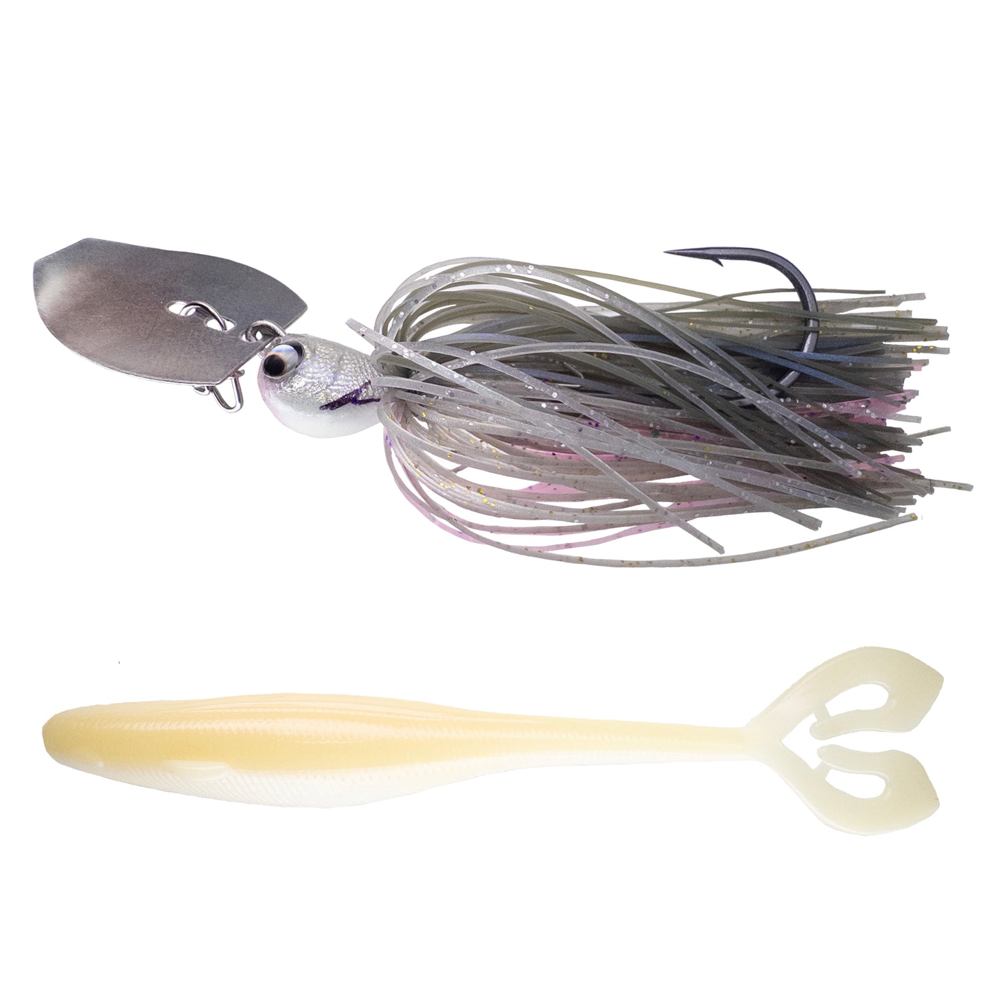 Deeks❌Dixon Bladed Jig ➕ Swampro 4.25” Powah’ Glide