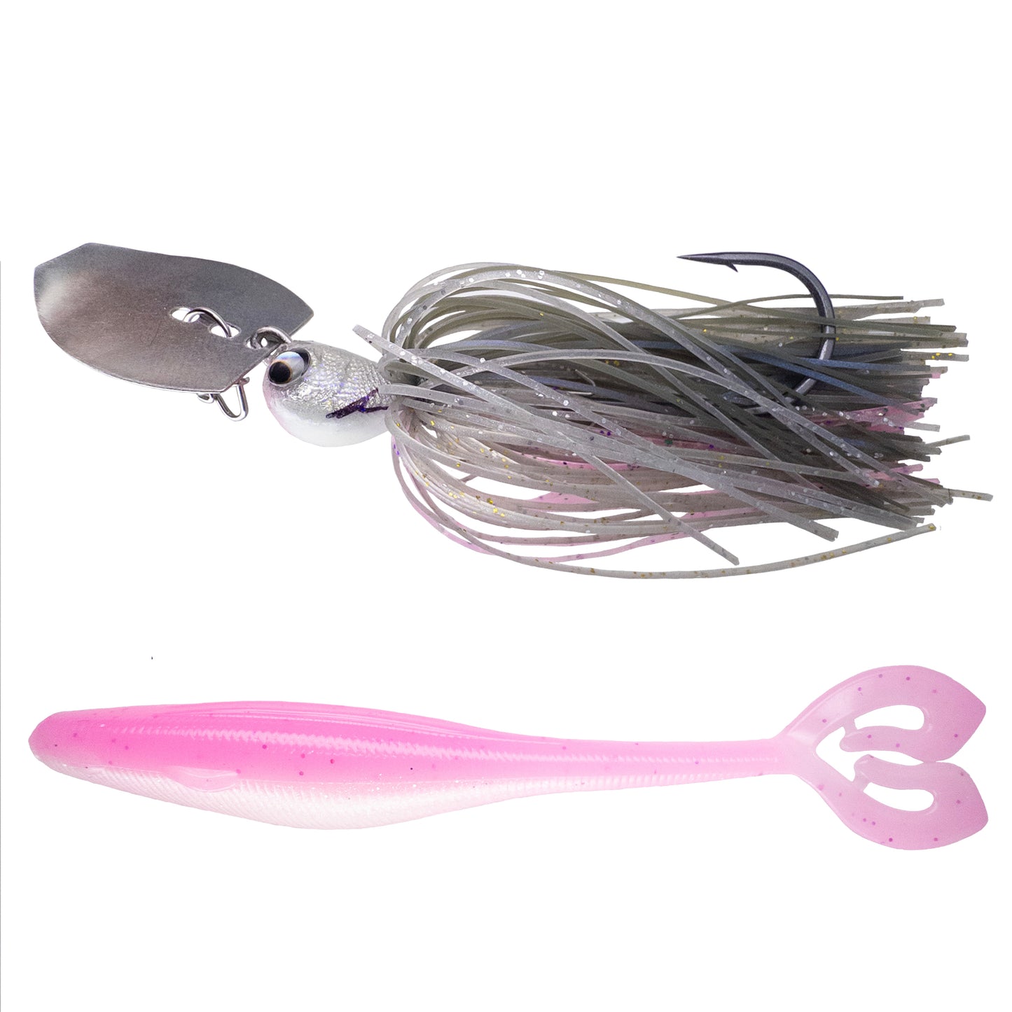 Deeks❌Dixon Bladed Jig ➕ Swampro 4.25” Powah’ Glide