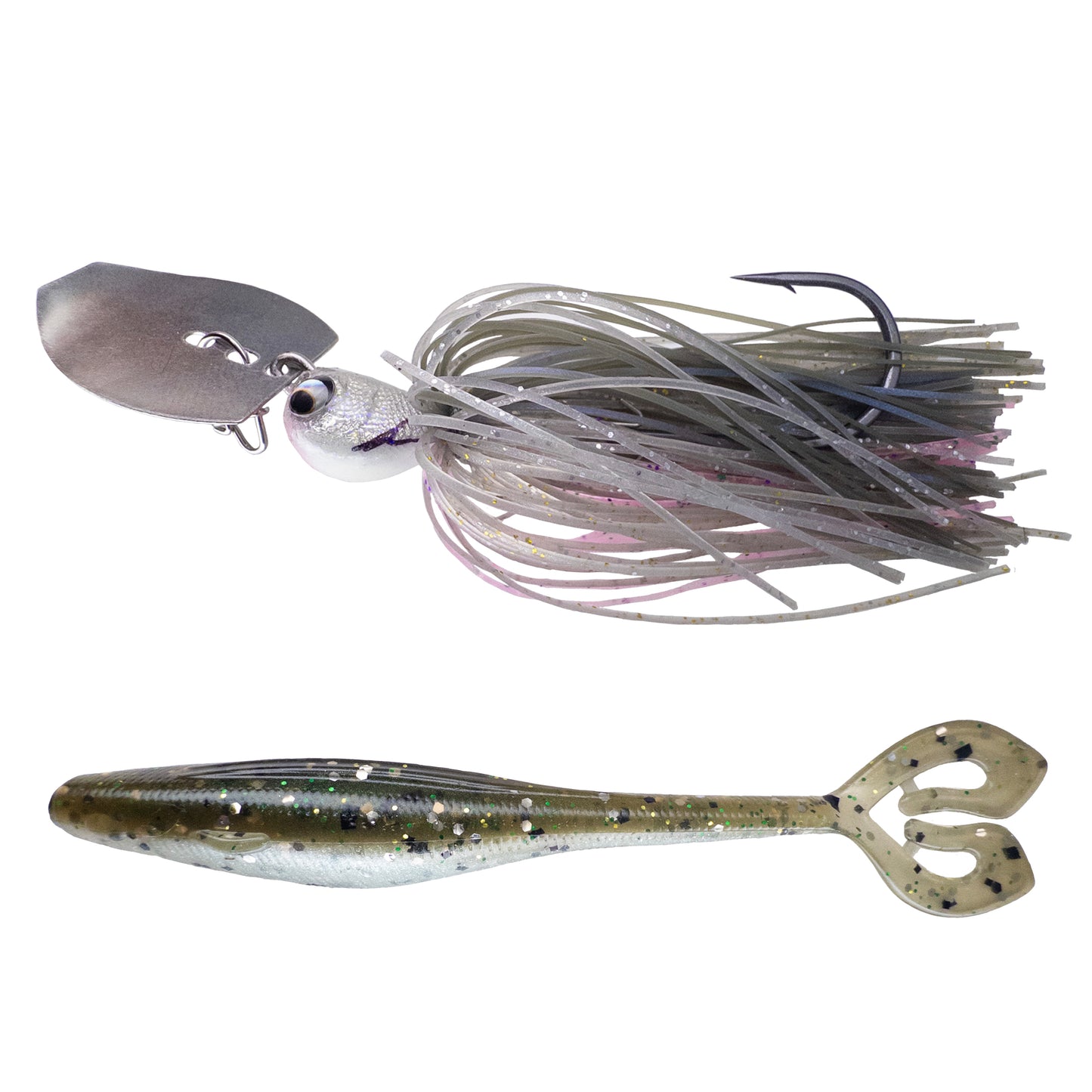 Deeks❌Dixon Bladed Jig ➕ Swampro 4.25” Powah’ Glide