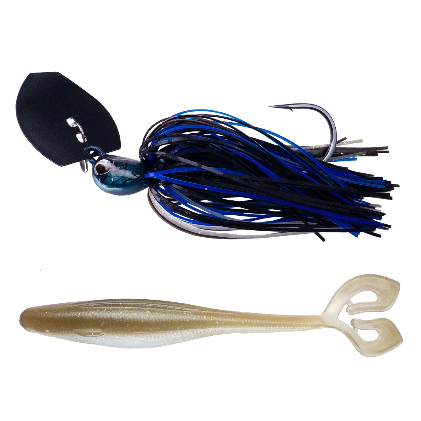 Deeks❌Dixon Bladed Jig ➕ Swampro 4.25” Powah’ Glide