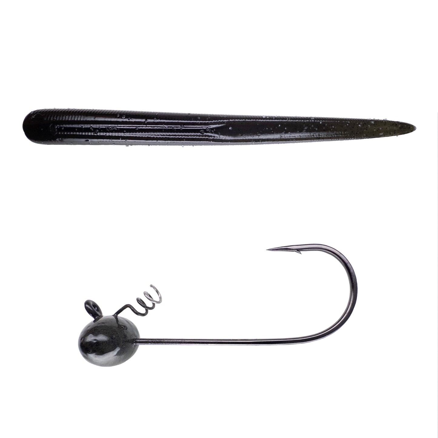 Magnum Baits 6” Wormser➕Mad Mouth Bass Bait Co. Football Shakey Head