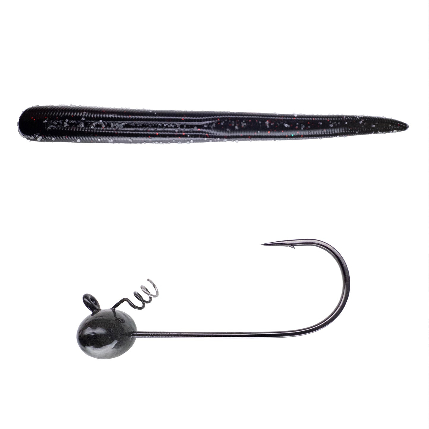 Magnum Baits 6” Wormser➕Mad Mouth Bass Bait Co. Football Shakey Head