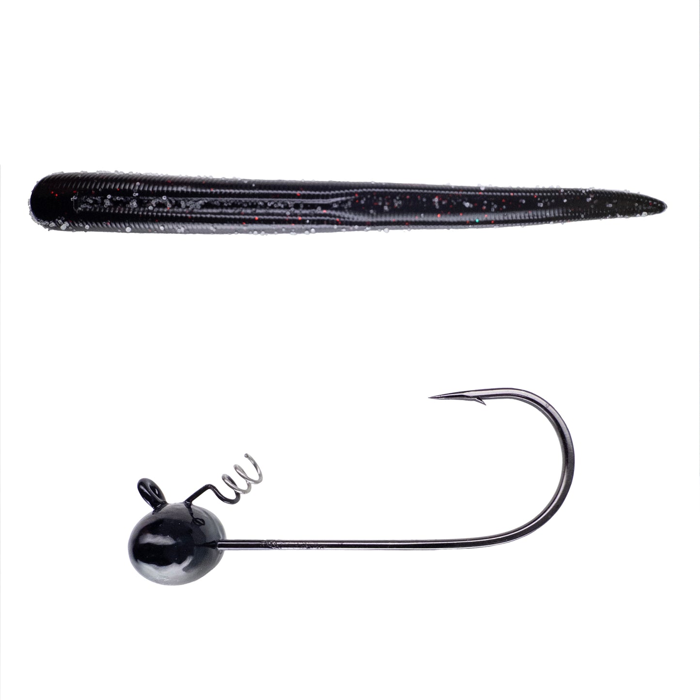Magnum Baits 6” Wormser➕Mad Mouth Bass Bait Co. Football Shakey Head