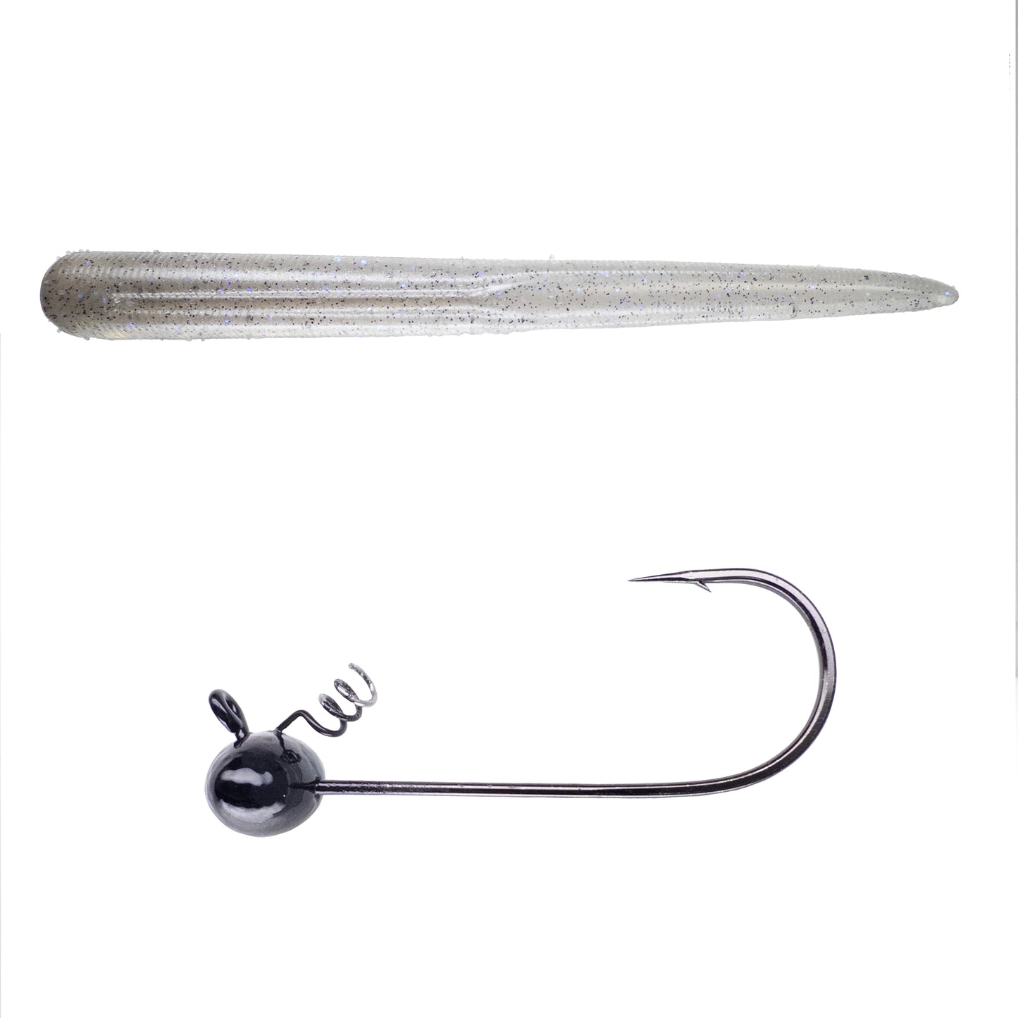 Magnum Baits 6” Wormser➕Mad Mouth Bass Bait Co. Football Shakey Head