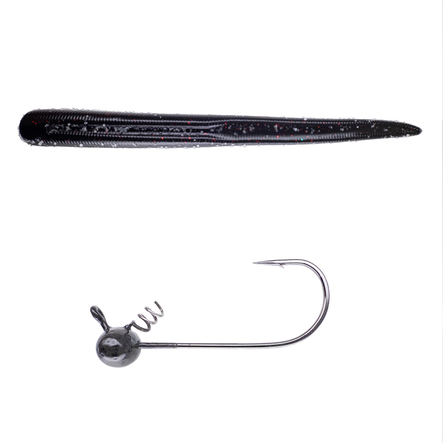 Magnum Baits 6” Wormser➕Mad Mouth Bass Bait Co. Football Shakey Head