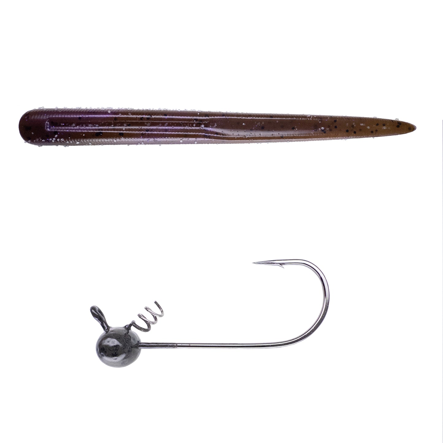 Magnum Baits 6” Wormser➕Mad Mouth Bass Bait Co. Football Shakey Head