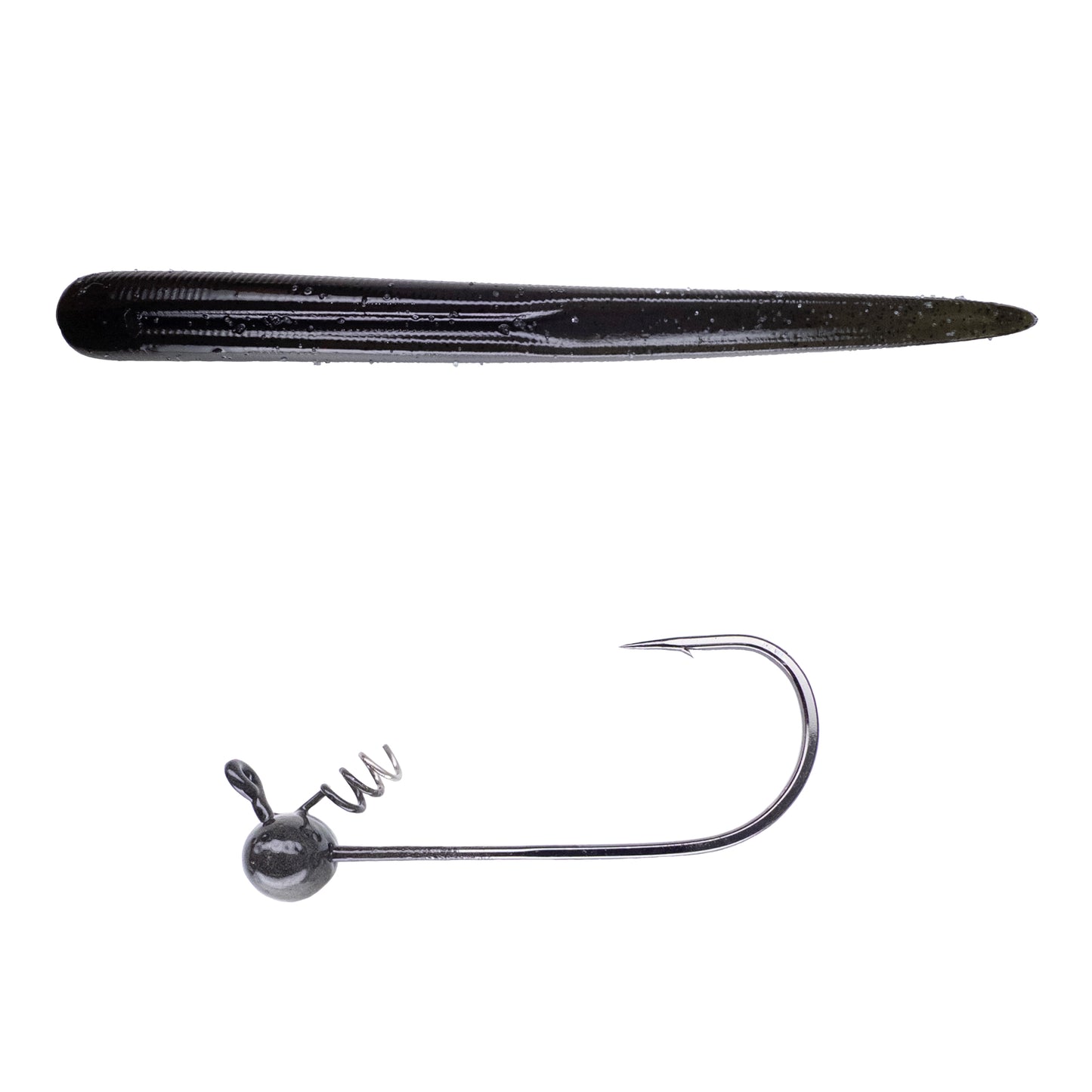 Magnum Baits 6” Wormser➕Mad Mouth Bass Bait Co. Football Shakey Head