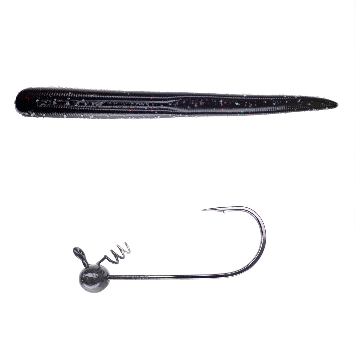 Magnum Baits 6” Wormser➕Mad Mouth Bass Bait Co. Football Shakey Head