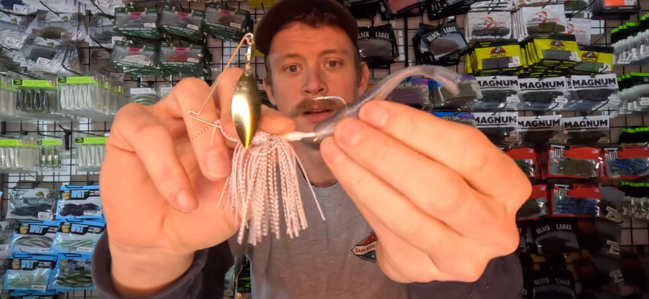 Load video: Dark Horse Tackle February Box with Explanations and Tips