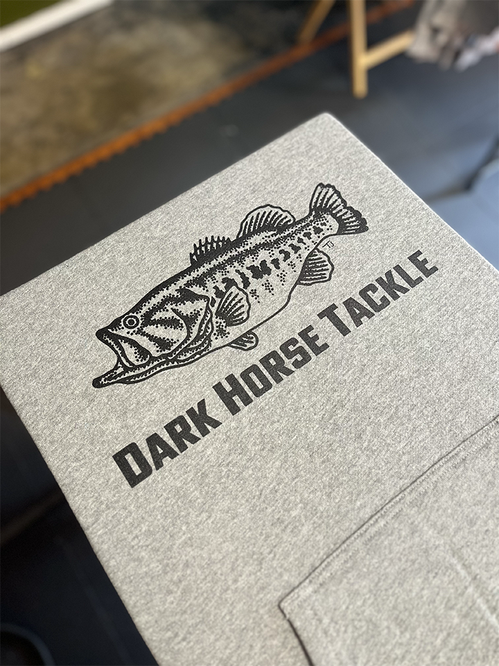 Team Largie / Smallie Dark Horse Tackle Mid-Weight Hoodie