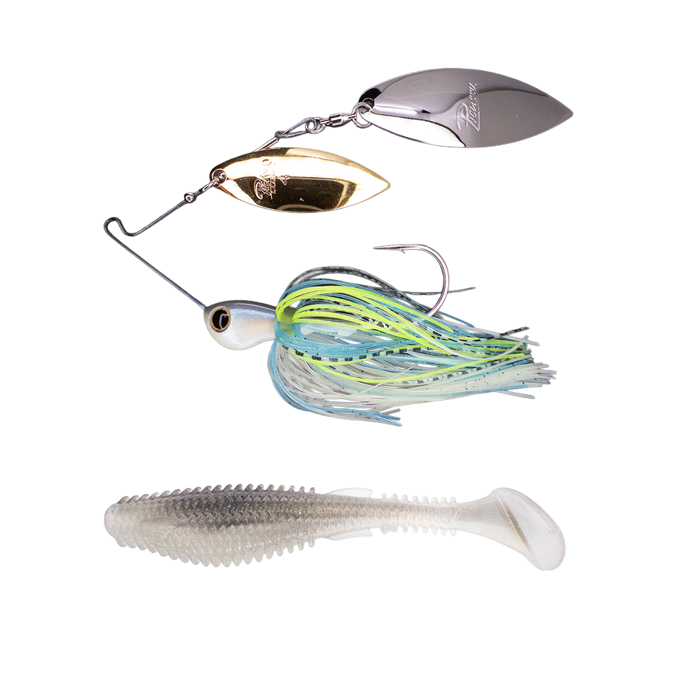 Titanium High Performance Double Willow Spinnerbait ➕ Fugitive 4.0