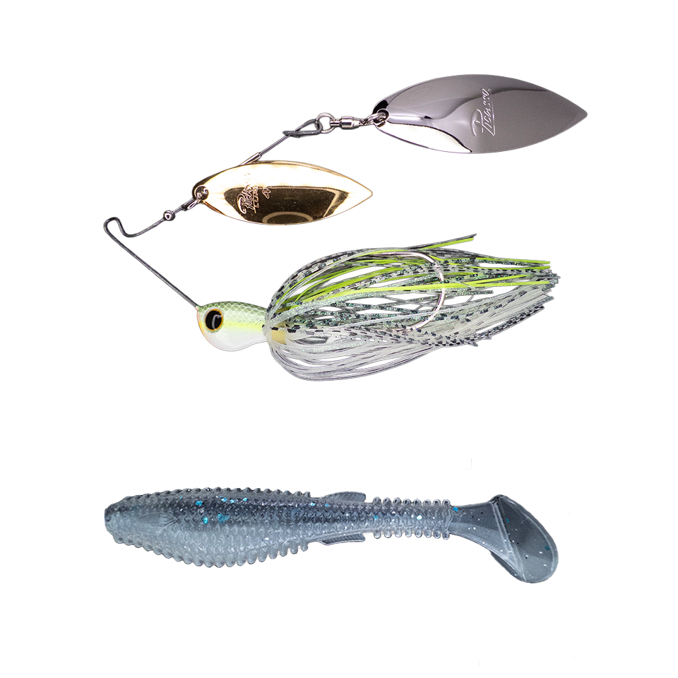 Titanium High Performance Double Willow Spinnerbait ➕ Fugitive 4.0