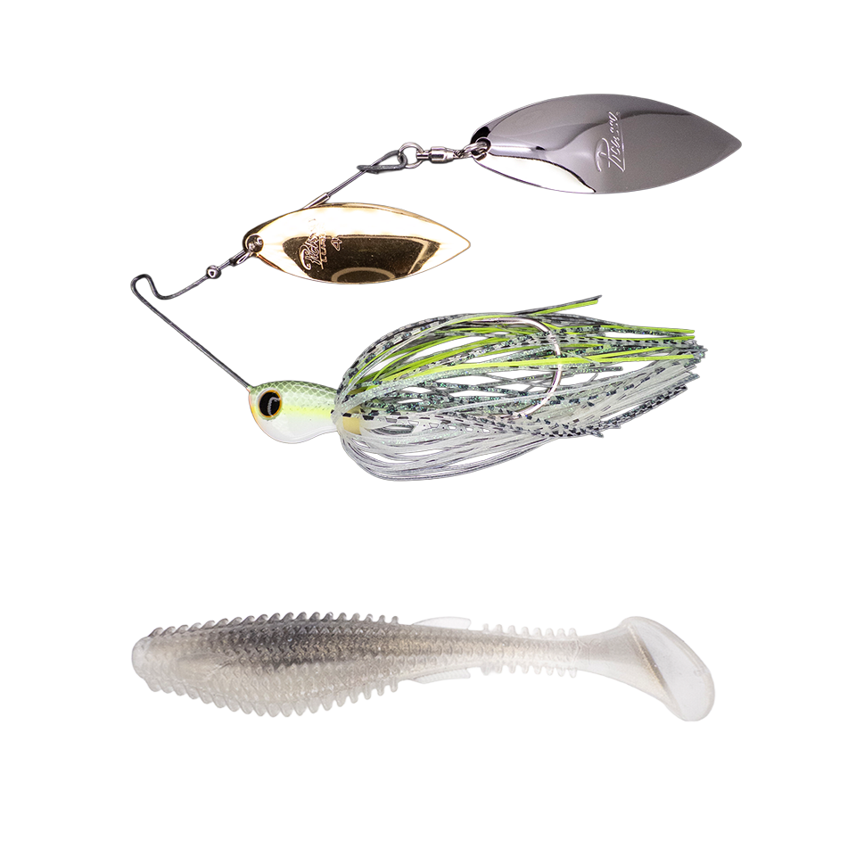 Titanium High Performance Double Willow Spinnerbait ➕ Fugitive 4.0