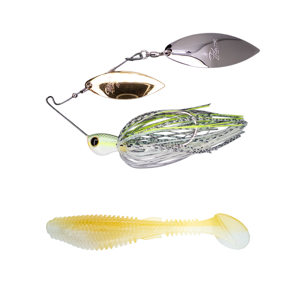 Titanium High Performance Double Willow Spinnerbait ➕ Fugitive 4.0