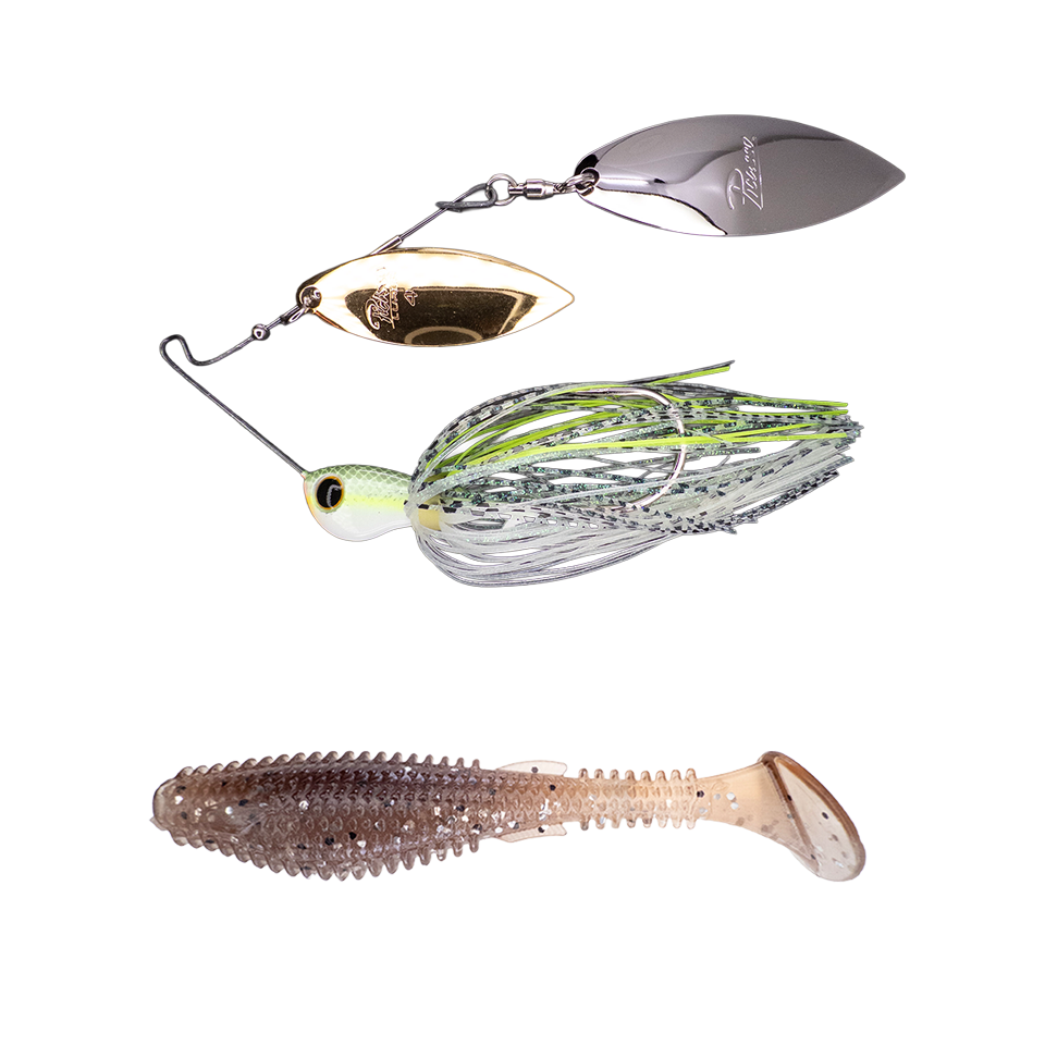 Titanium High Performance Double Willow Spinnerbait ➕ Fugitive 4.0