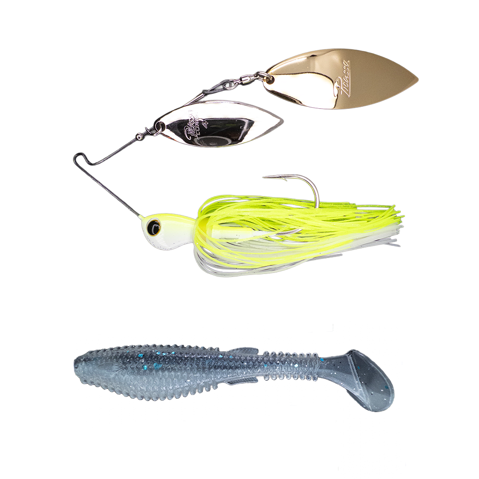 Titanium High Performance Double Willow Spinnerbait ➕ Fugitive 4.0