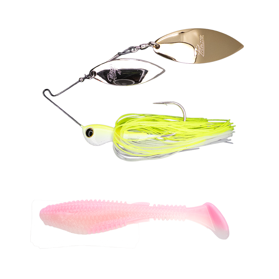 Titanium High Performance Double Willow Spinnerbait ➕ Fugitive 4.0