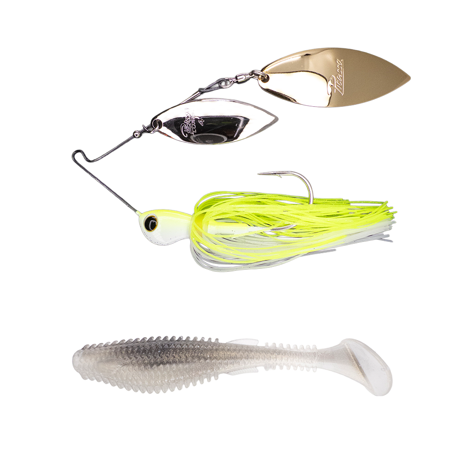 Titanium High Performance Double Willow Spinnerbait ➕ Fugitive 4.0