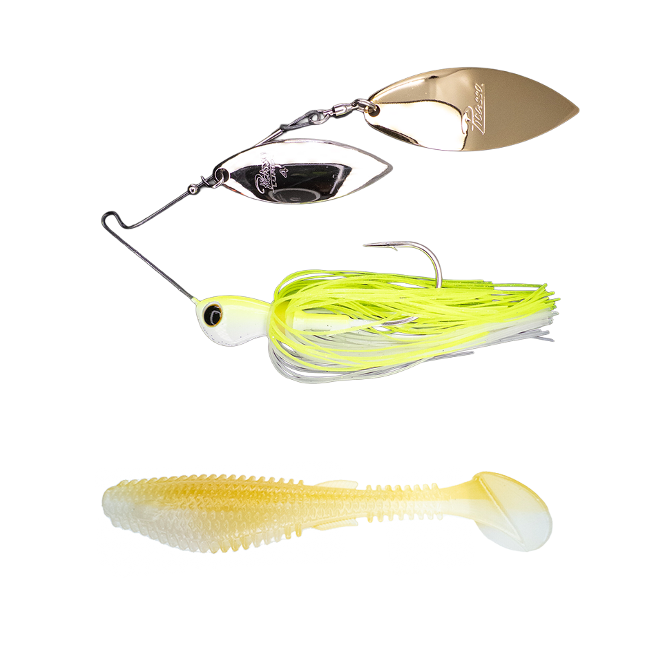 Titanium High Performance Double Willow Spinnerbait ➕ Fugitive 4.0