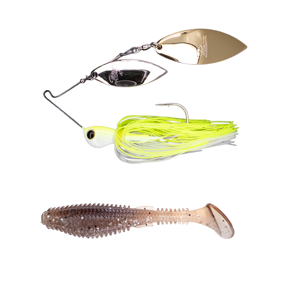Titanium High Performance Double Willow Spinnerbait ➕ Fugitive 4.0