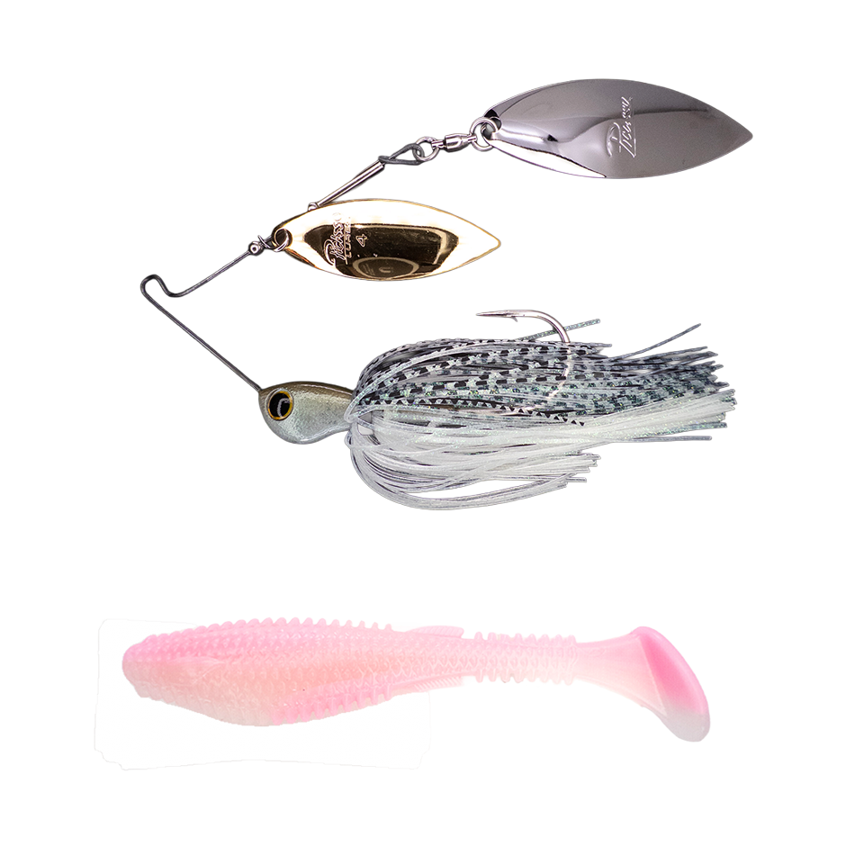 Titanium High Performance Double Willow Spinnerbait ➕ Fugitive 4.0