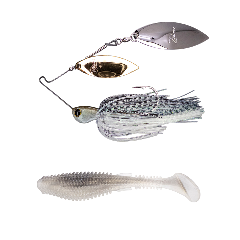 Titanium High Performance Double Willow Spinnerbait ➕ Fugitive 4.0