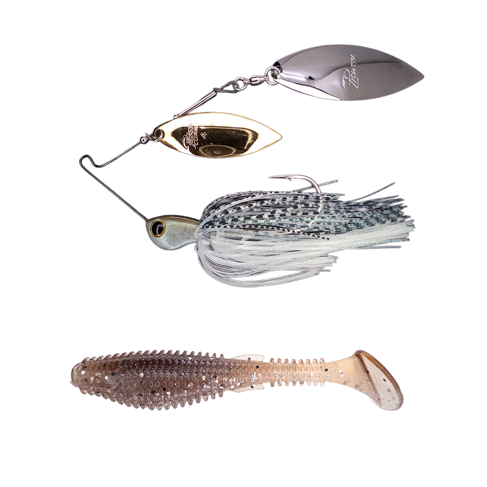 Titanium High Performance Double Willow Spinnerbait ➕ Fugitive 4.0