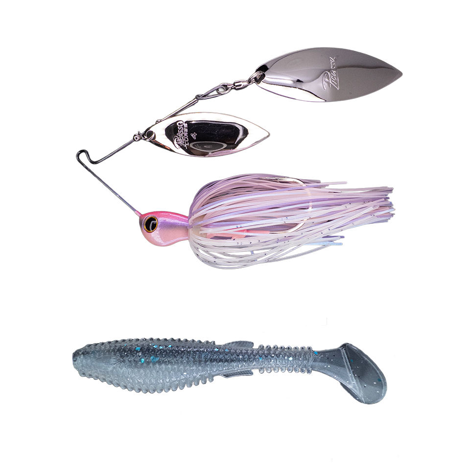 Titanium High Performance Double Willow Spinnerbait ➕ Fugitive 4.0